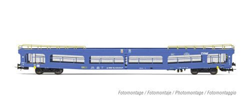 Rivarossi HR4383 ZXBENET DDm 916 Autotransporter mit Schutzgittern blau Ep.VI
